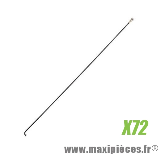 Rayons Inox Argent 2mm X 294mm Avec écrous - Boîte De 100 - VELOX