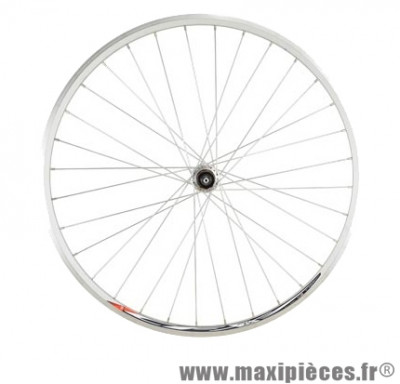 Roue route/course 700C arrière MACH1 CFX20 argent moyeu MICHE Magnum 32 pour cassette Shimano 9/10/11 vitesses