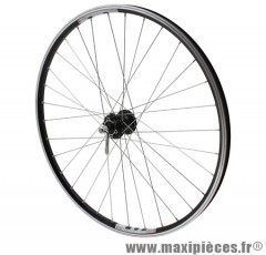 Roue VTC 28 pouces avant MACH1 240 noire moyeu SHIMANO M475 disc 6T