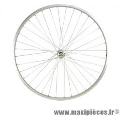 Roue avant VTC 28 pouces MACH1 M110 axe plein écrou moyeu MICHE